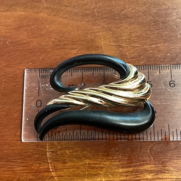 Vintage Abstract Enamel Brooch - Picture 3 of 3